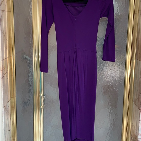 Purple dress size 0Halston - Picture 3 of 5